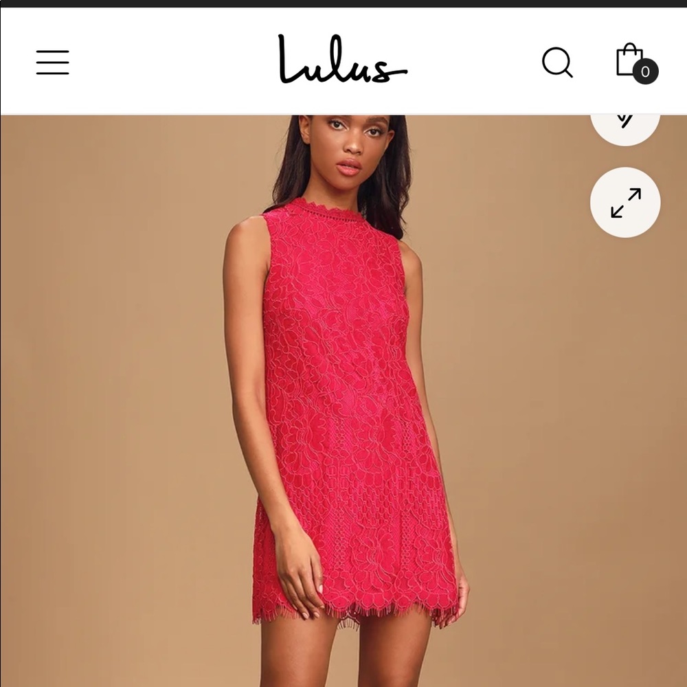 New with tags lululs lace dress, size medium